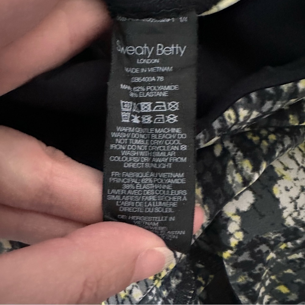 NWOT Women’s Sweaty Betty The Power Animal Print Leggings! - Picture 5 of 8